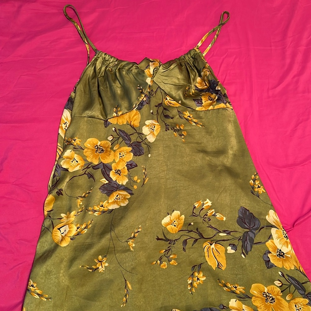 SATIN SLIP DRESS